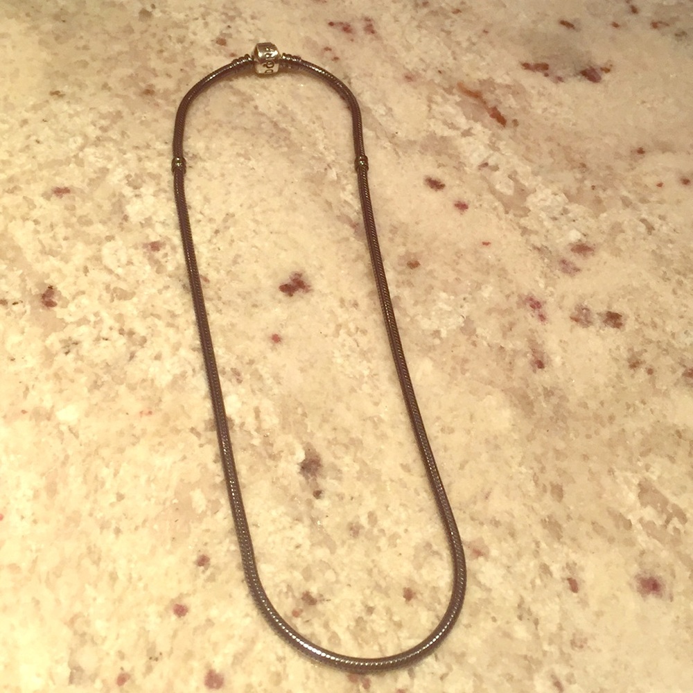 Pandora Silver Collier Necklace - Size 45